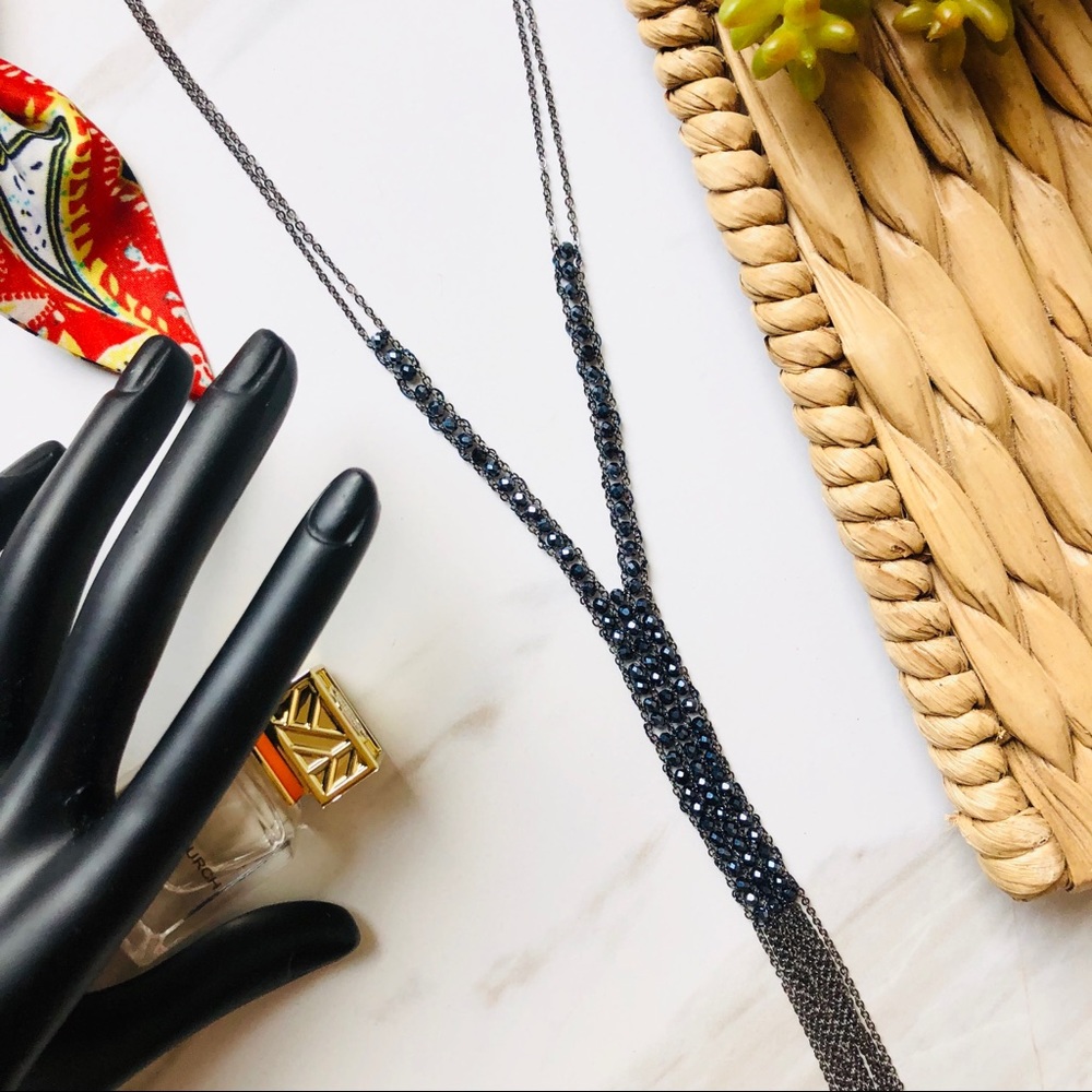 Y-necklace beaded-BOGO